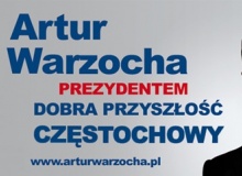 Zdjęcia kandydata na prezydenta Artura Warzochy.